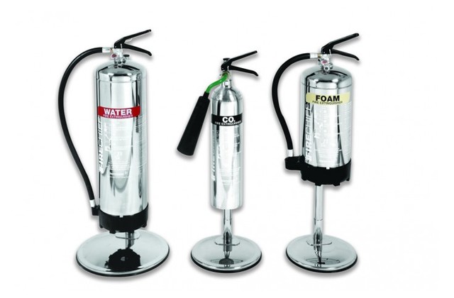 Stainless Steel Fire Extinguisher Stand